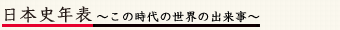 日本史年表